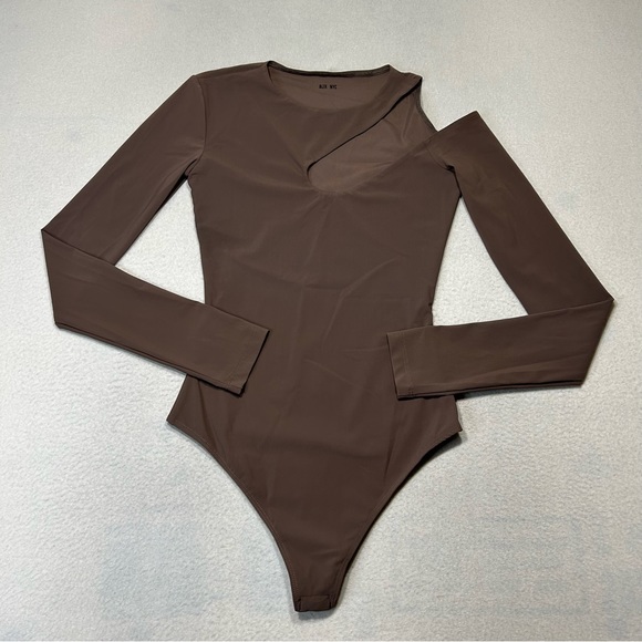 ALIX NYC Wrenn Bodysuit In Brown Slate Size S - Picture 6 of 12